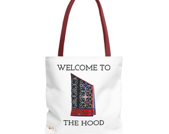Tote Bag "Welcome to the Hood"  Wabanaki Peaked Cap