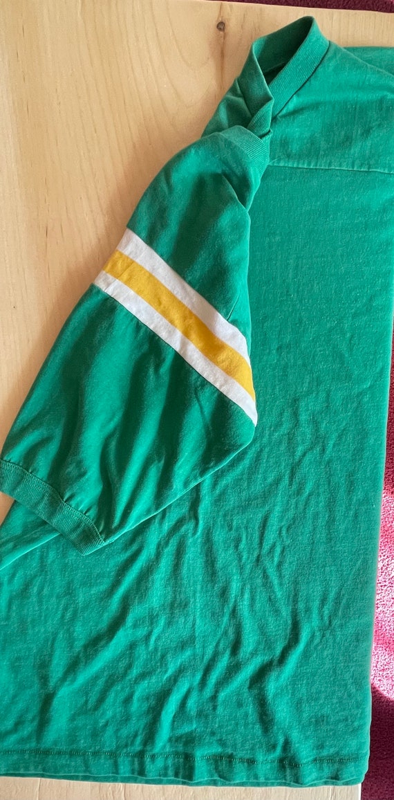 Vintage Green Shirt 70s, 80s size M - image 3