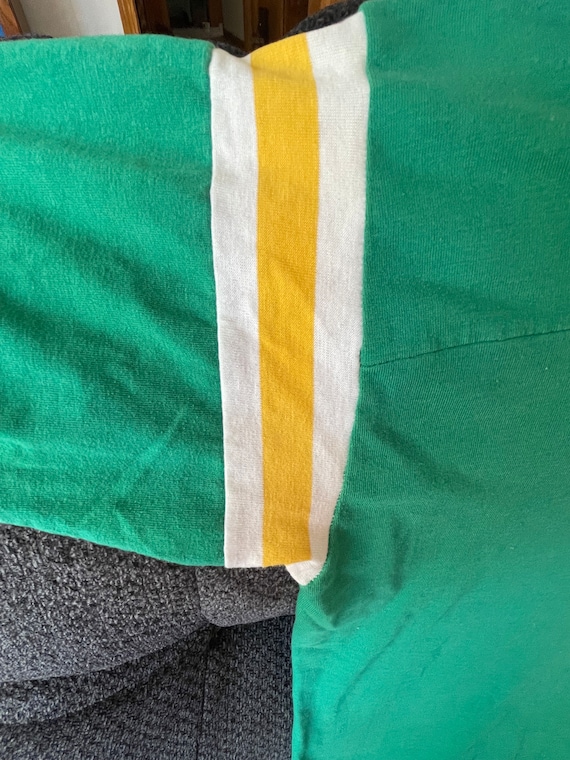 Vintage Green Shirt 70s, 80s size M - image 7