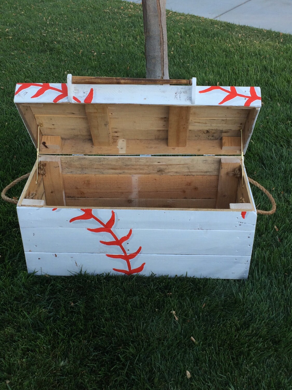 Custom Toy BoxBaseball Toy BoxBaseball ThemeLarge Custom Etsy