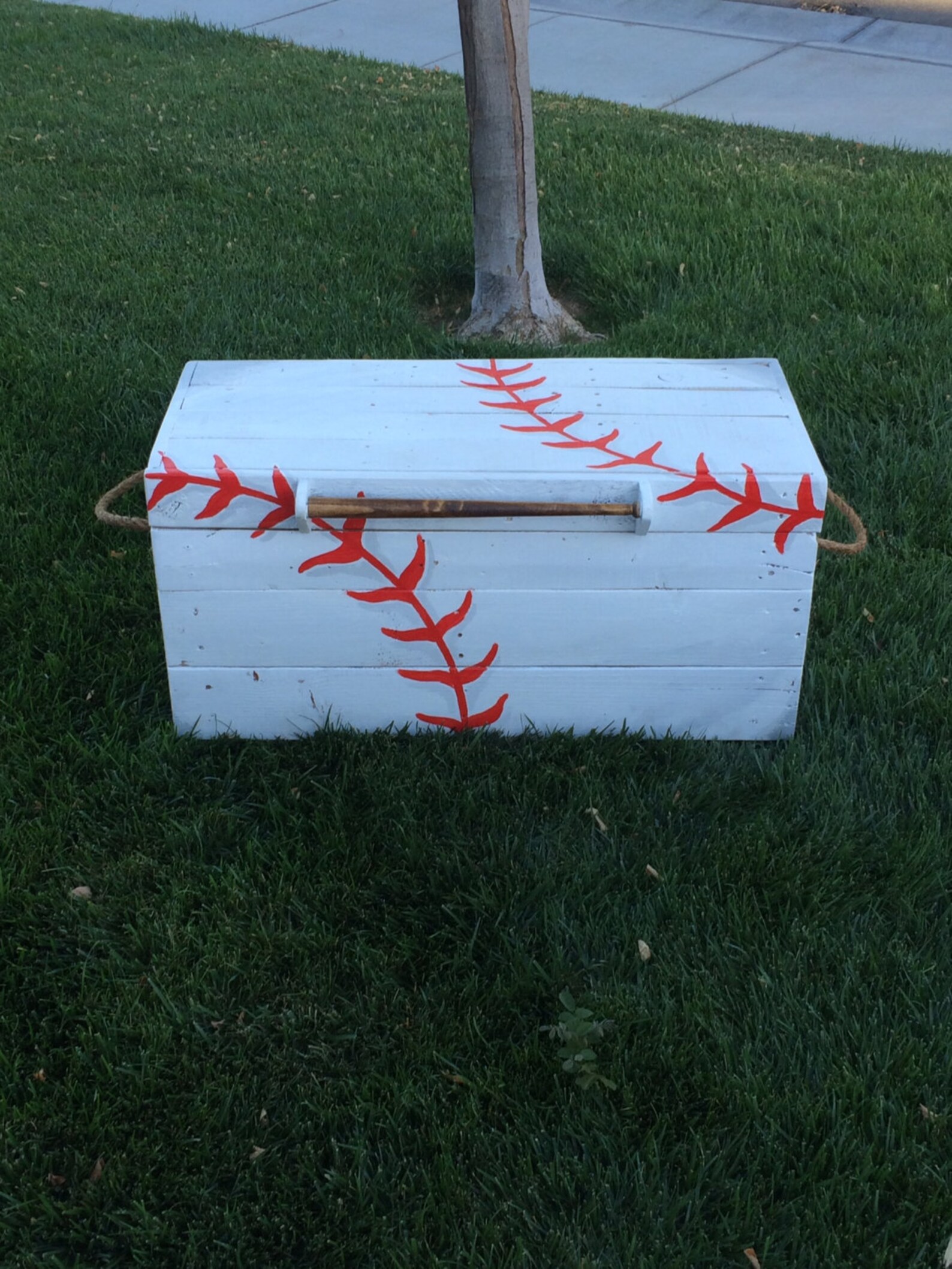 Custom Toy BoxBaseball Toy BoxBaseball ThemeLarge Custom Etsy