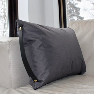 outdoor cushion, outdoor pillow, Scandinavian cushion, rectangle cushion, minimalist cushion, minimalist pillow, indoor pillow image 5