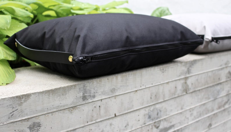 outdoor cushion, outdoor pillow, Scandinavian cushion, rectangle cushion, minimalist cushion, minimalist pillow, indoor pillow image 2