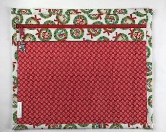 Project Bag 12" x 14" Owls in Wreaths