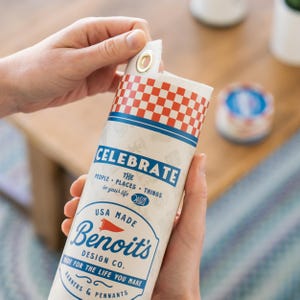 Louisiana Filz Girlande | Vintage-inspirierte Zustands-Wand-Dekor, Bayou-Landschafts-Wimpel, Südlicher Hausakzent, Louisiana-Geschenk, hergestellt in den USA Bild 2