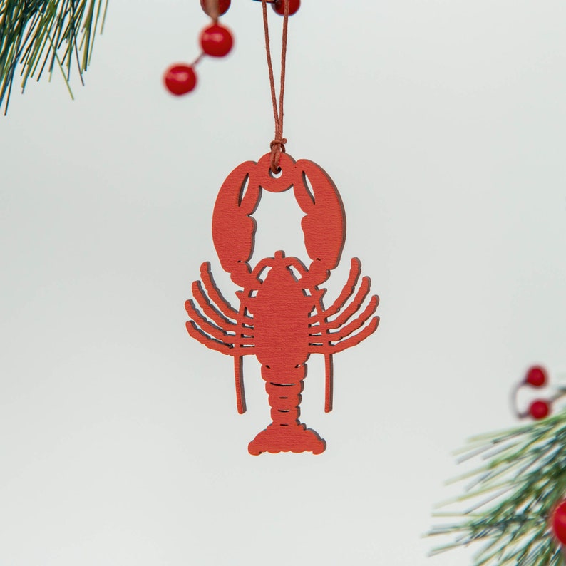 Lobster Christmas Ornament 