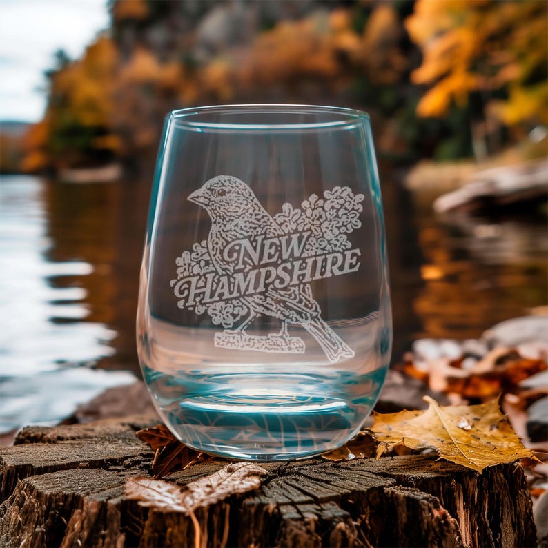 Benoit’s Design Co. State Bird and Flower Glassware - Thumbnail 3