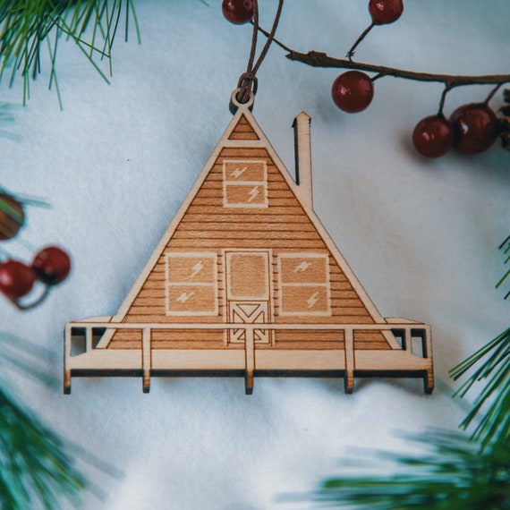 A frame house christmas ornament Clearance