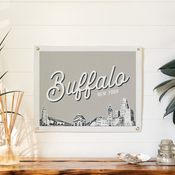 New York Pennant Flag Etsy