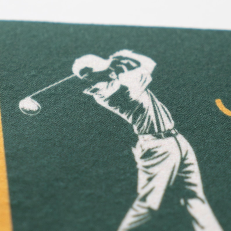 Gone Golfing Felt Pennant | Vintage Sports Banner, Golf Decor, Funny Golfer Gift, Golf Flag Wall Art Print, Golf Memorabilia, Golf Nursery image 6
