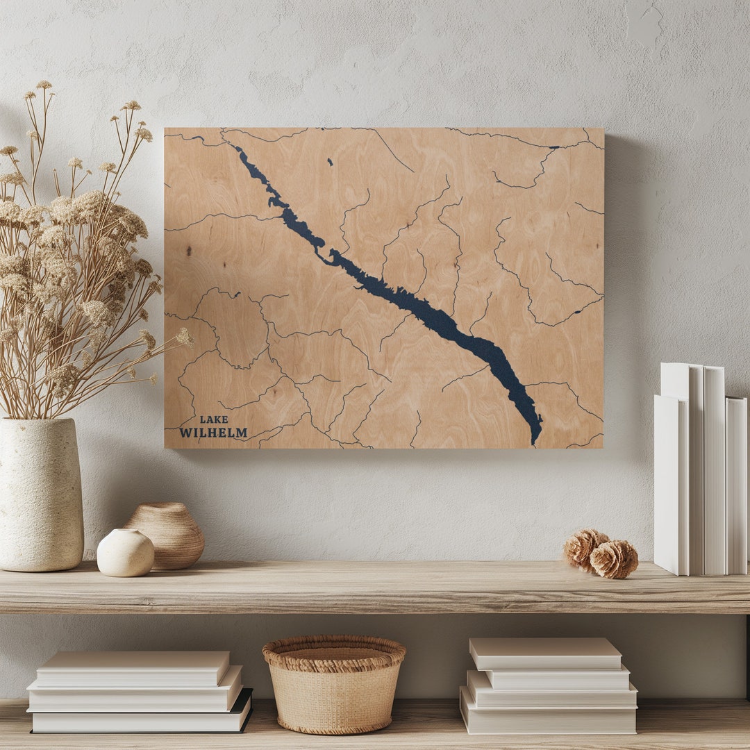 Personalized Lake Wilhelm Map