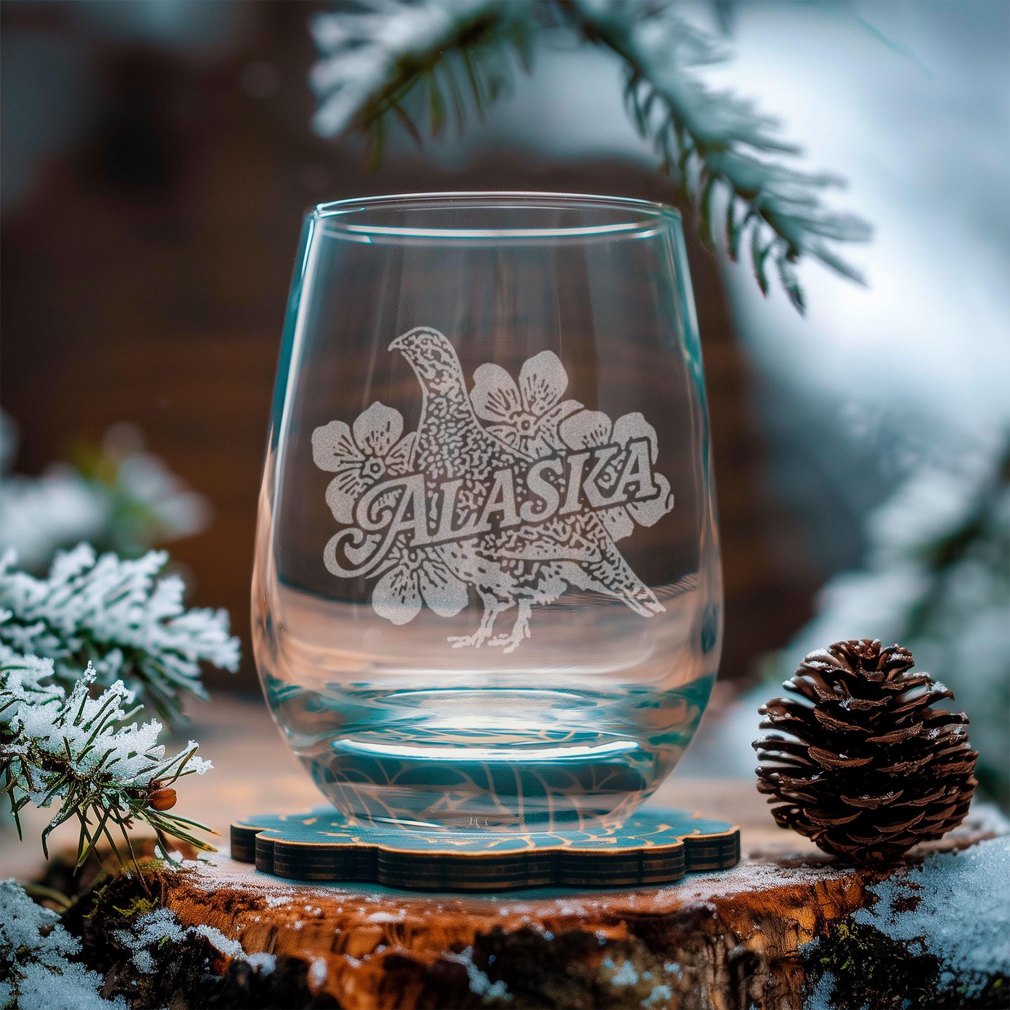 wine glass snowflake Snowflake Wine Glass main image 1