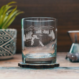 Golfer Glasses | Personalized Engraved Beer, Cocktail, Whiskey, Wine glassware. Golf gift. Golfing barware and home decor