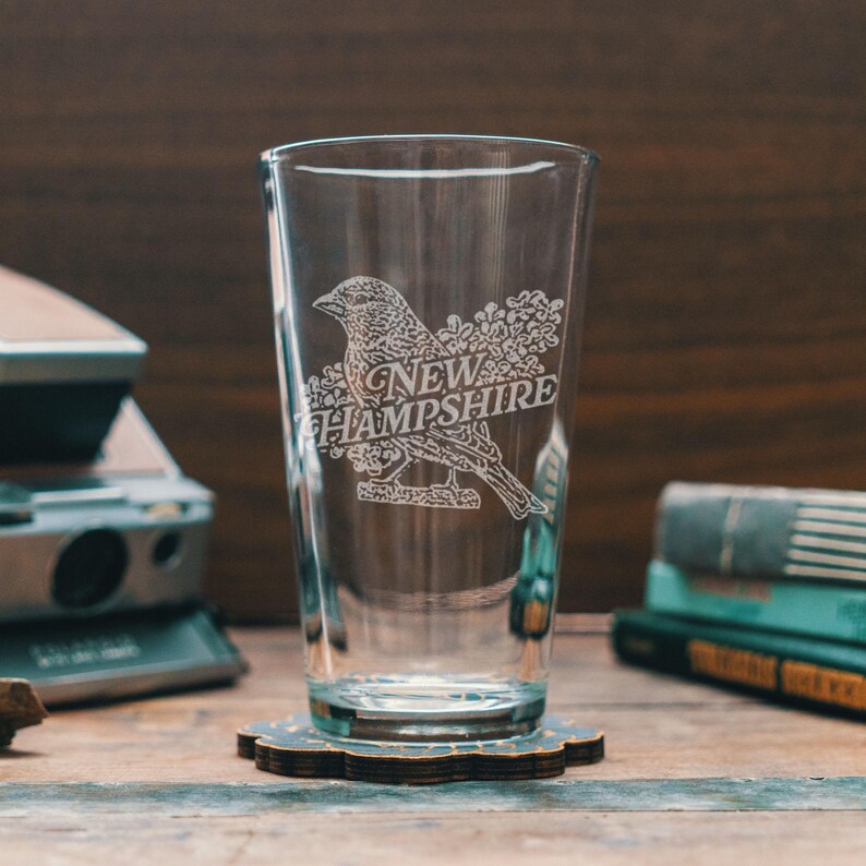 Benoit’s Design Co. State Bird and Flower Glassware - Thumbnail 2