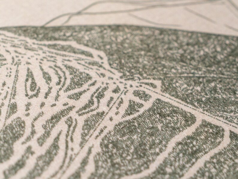 Mount Snow Vermont bergkaart vilten posterbanner | Vintage ski snowboard berg kunst aan de muur cadeau. Vlagwimpel als woondecoratie. Handgemaakt in de VS afbeelding 6