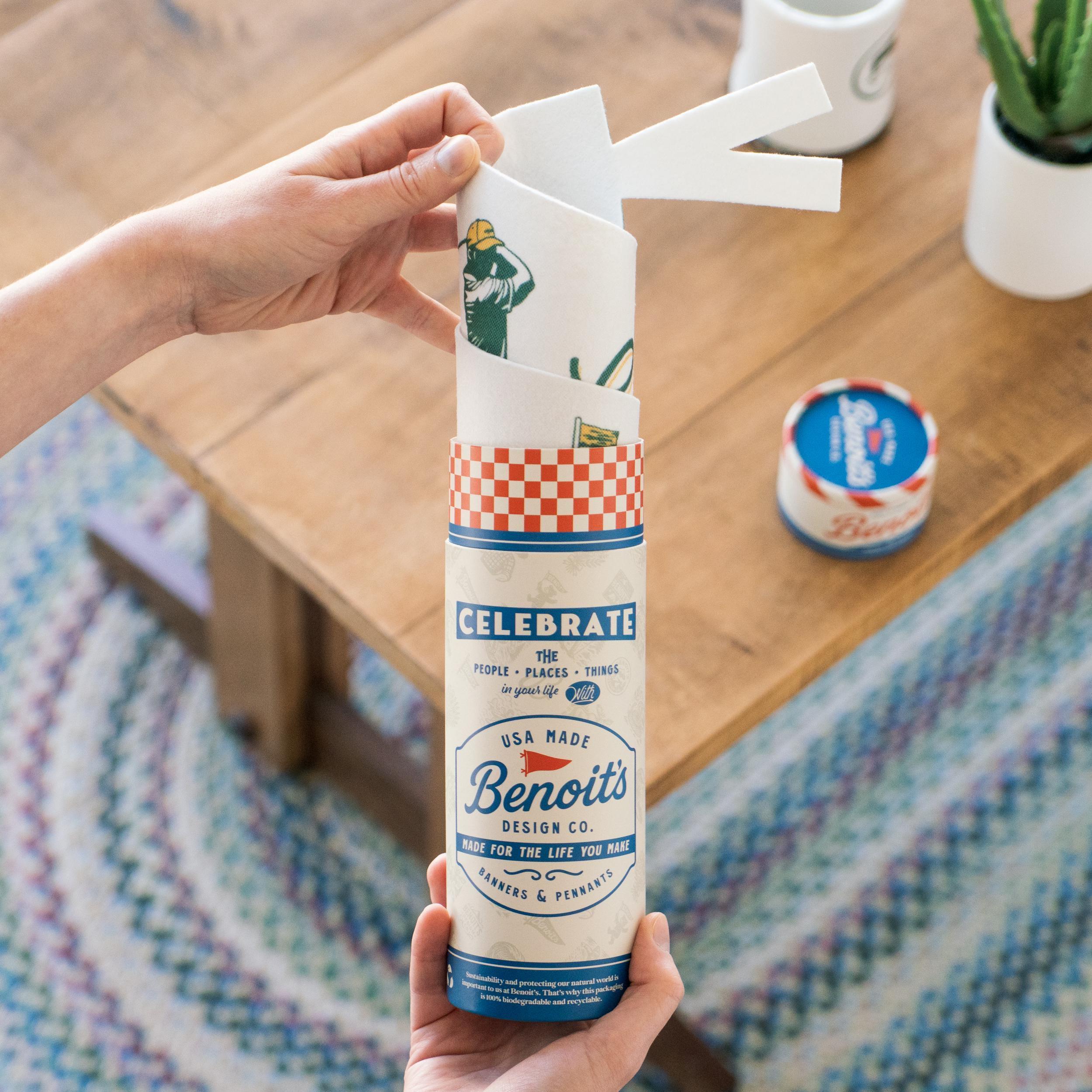 人生は旅のほうが楽しいフェルトペナント | ヴィンテージカー愛好家