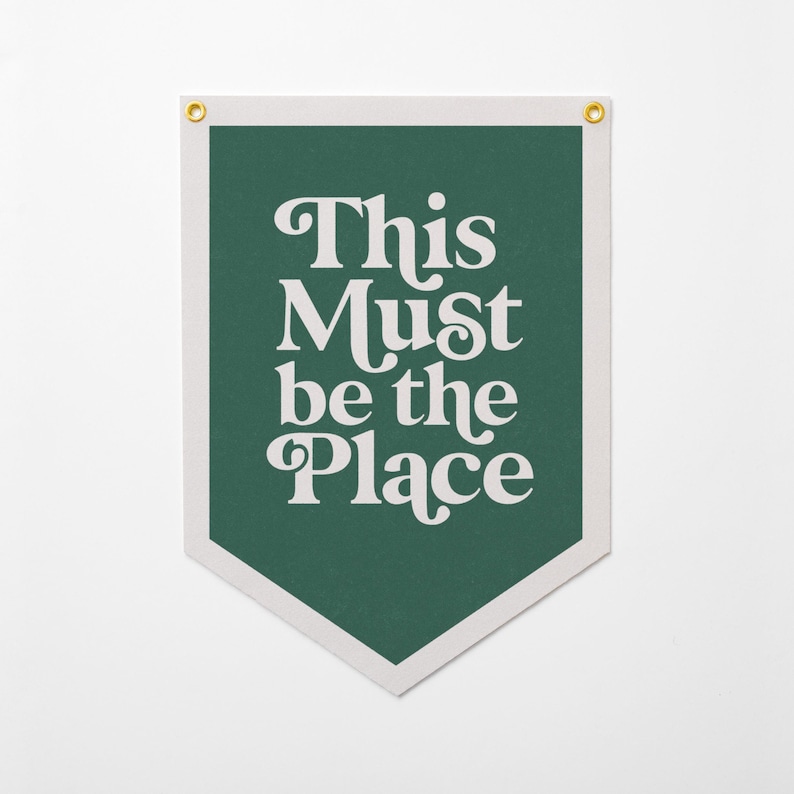 Benoit’s Design Co. This Must Be The Place CampFlag