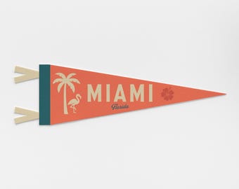 New York State Thruway Vintage Souvenir Pennant - 25.5” x 7.5