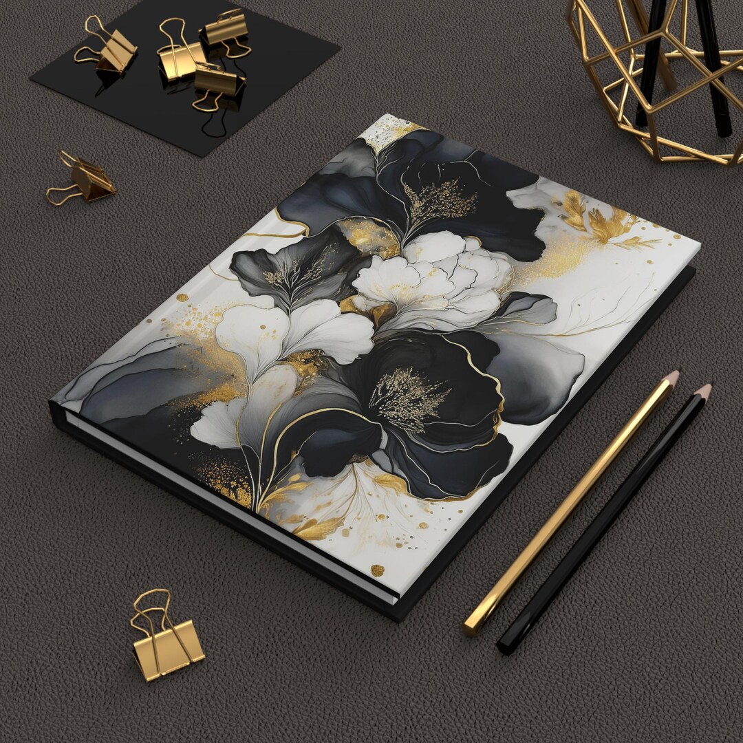Floral Hardcover Journal: Personalized Scrapbook - Etsy