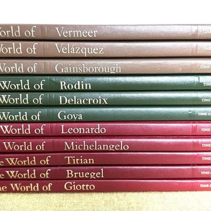 Vintage Time-Life Library of Art Books, Sold Separately, 1960s