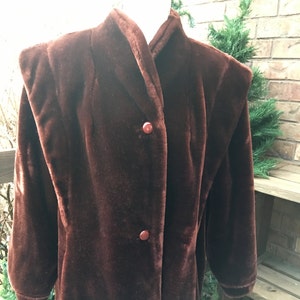 Vintage Avant Garde Faux Fur Coat Size L 1960s - Etsy