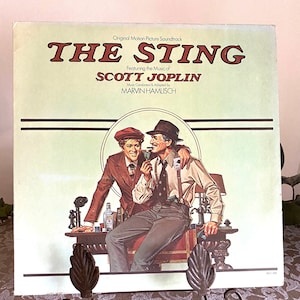 Vintage &quot;The Sting&quot; Original Motion Picture Soundtrack, LP album, 1974