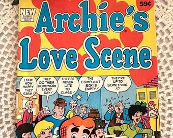 Vintage Comic Book, "Archie's Love Scene," 1988, Barbour Christian Comics