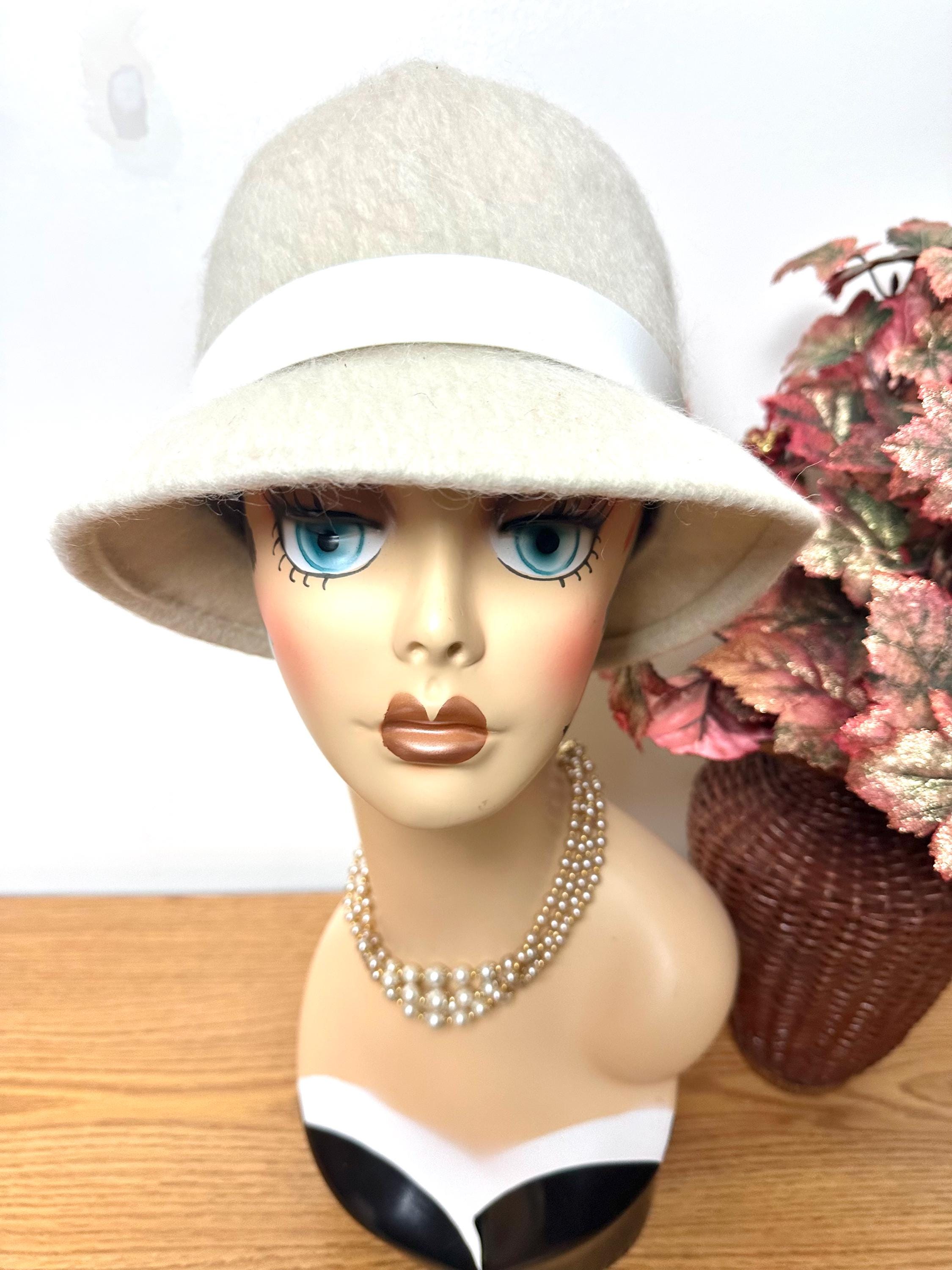 Angora Cloche Hat - Etsy