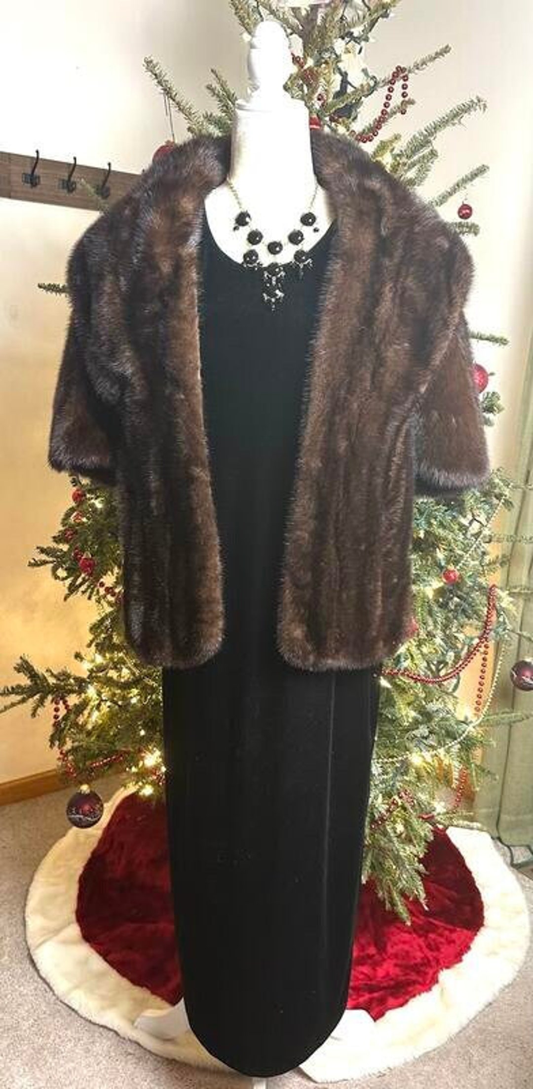 Gorgeous Mink Stole, Shades of Brown, Size Medium - Etsy