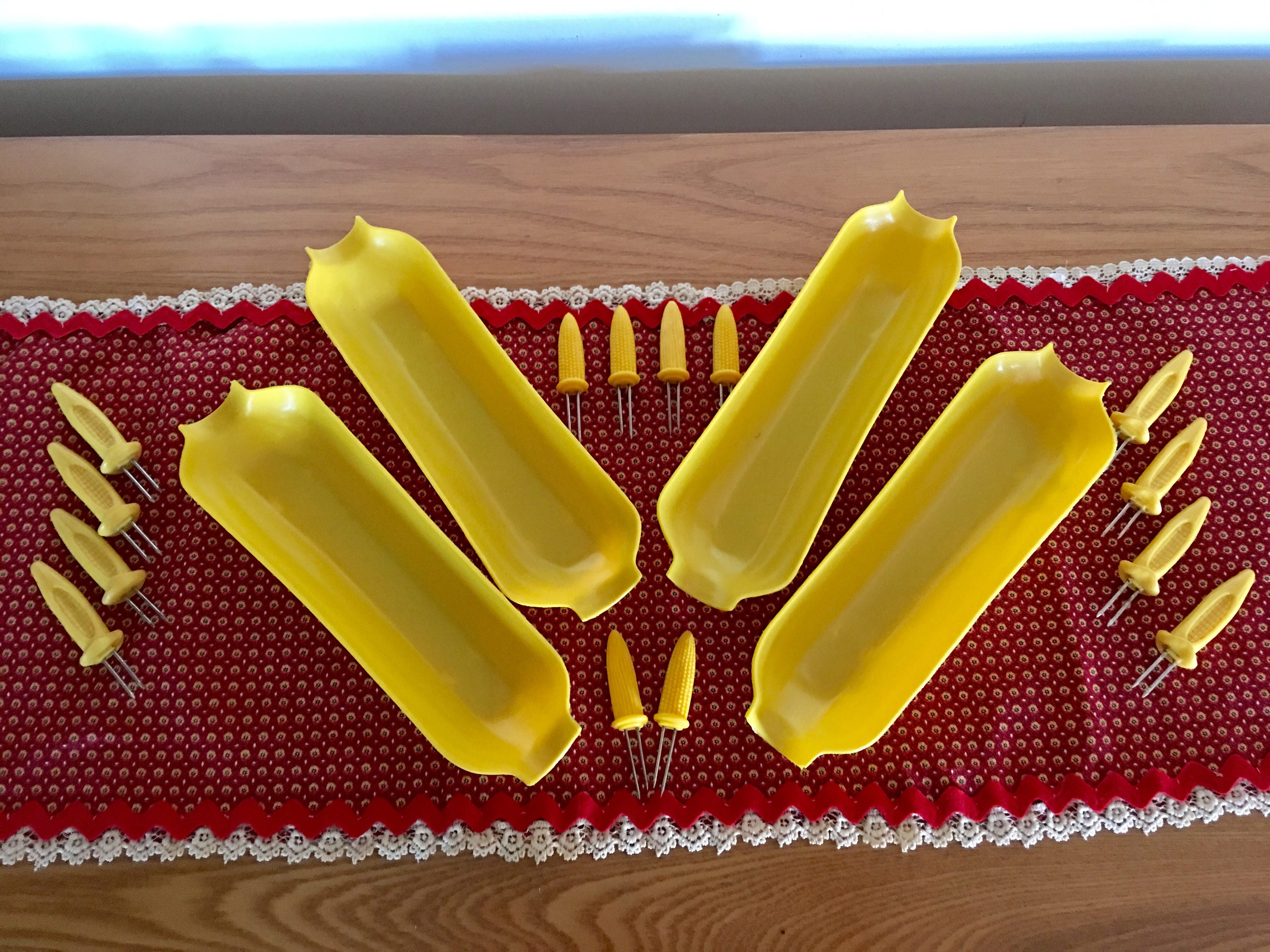 Vintage Cornonthecob Holders Set of Four Etsy