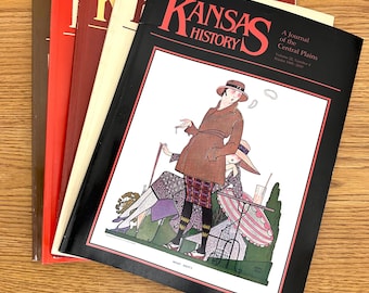 Vintage Kansas History Magazines, 199-2006, Set of Five