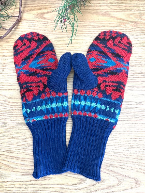 Vintage Pendleton Wool Mittens - image 1
