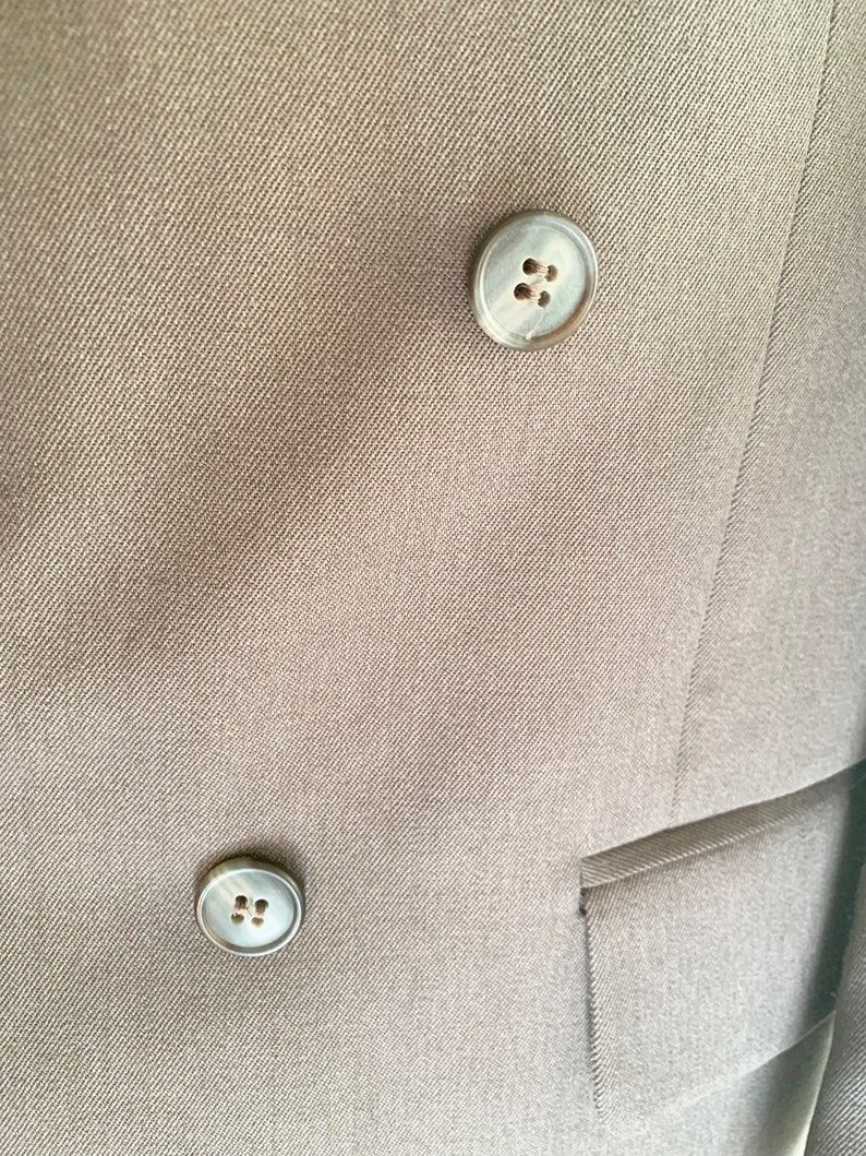 Double Breasted Andre Villard Suit Jacket Size 40L - Etsy