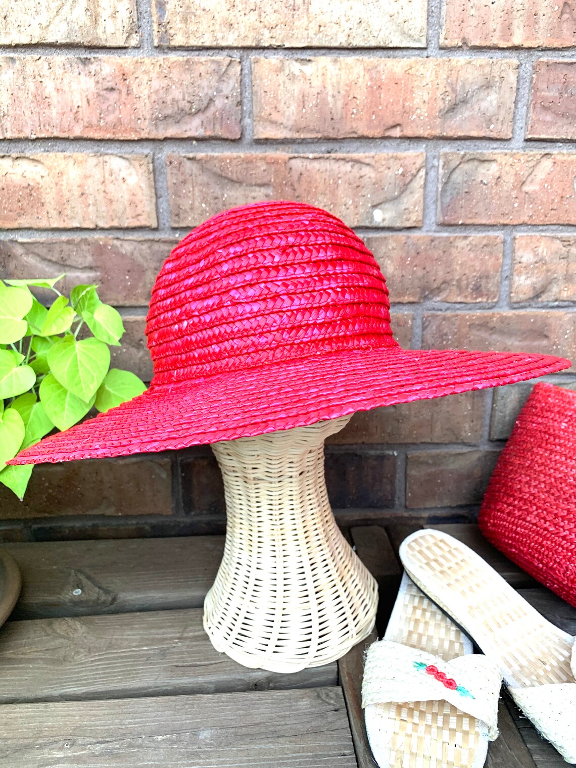Summer Straw Hat Purse and Rice Straw Sandals Set Etsy