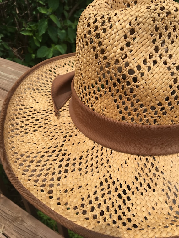 Ladies Western Straw Hat, Happy Cappers, - image 2