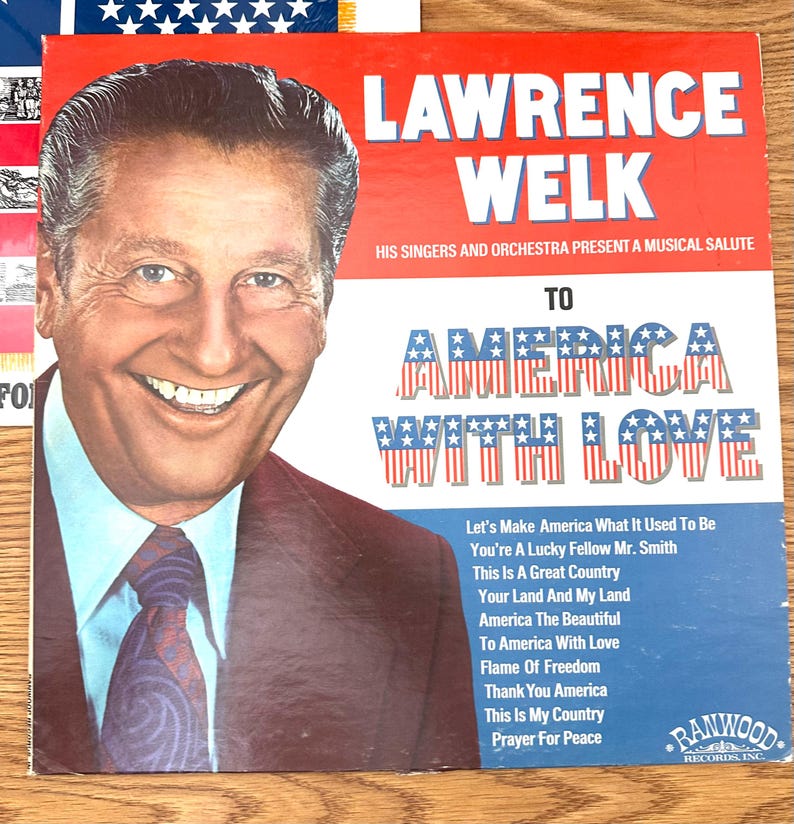 Vintage Vinyl Record Albums, "To America with Love" and "America Sings" afbeelding 7