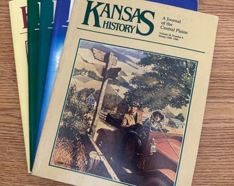 Vintage Kansas History Magazines, 1990s