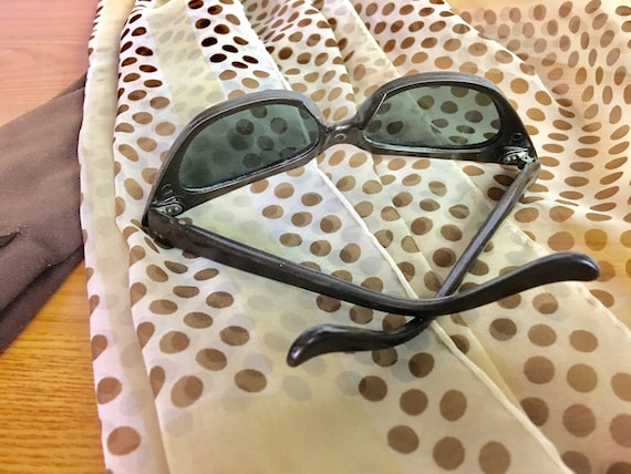 Vintage Celluloid Willson Cat Eye Sunglasses, 195… - image 6