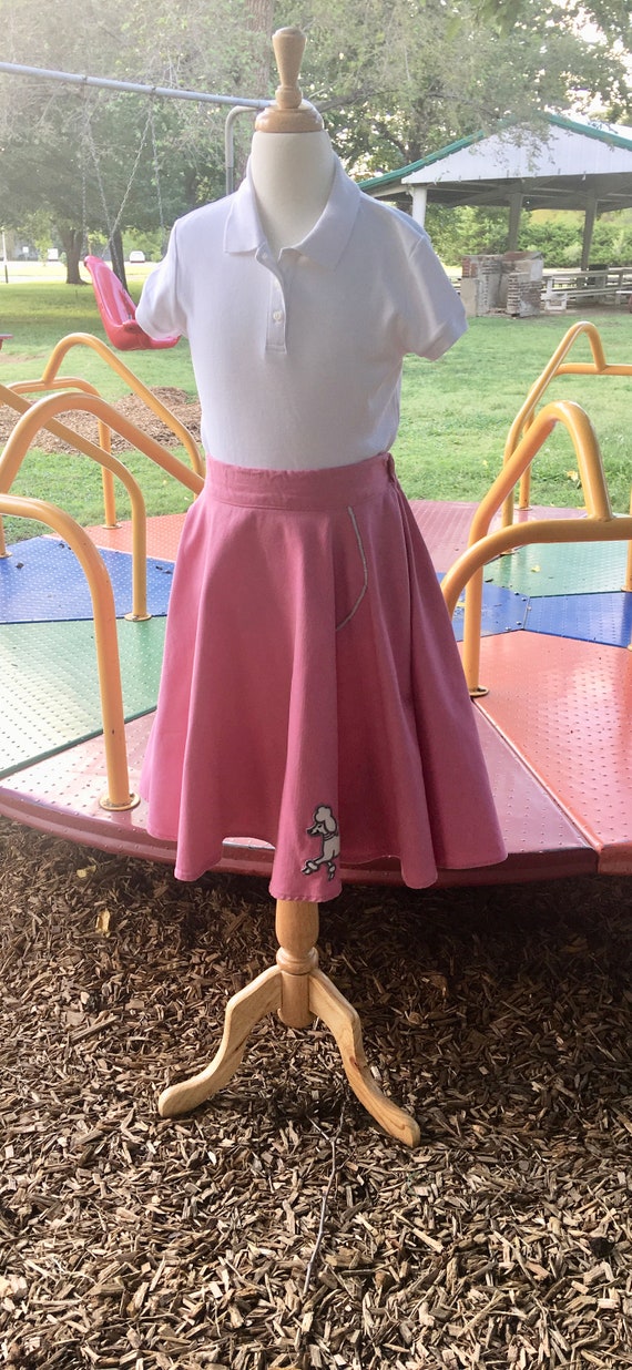 Pink Poodle Skirt