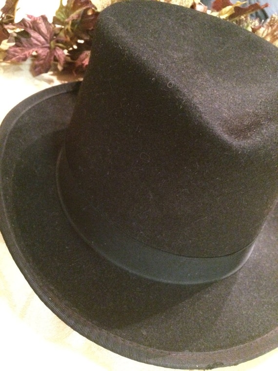 Vintage Black Homburg, Dorfman-Pacific, 1940s - image 2