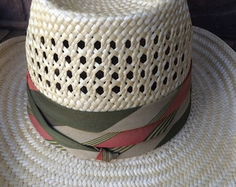 Vintage Men's Bailey Straw Hat, Size 7, 1950s