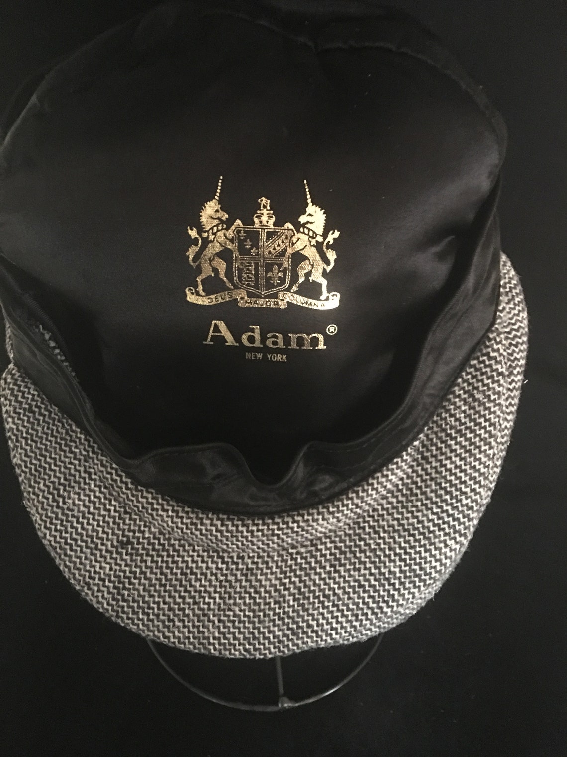 Adam of New York Herringbone Flat Cap Size Medium 77 1/8 Etsy