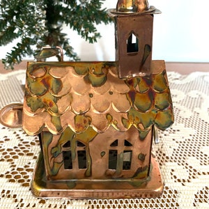Vintage Metal Church Collectable Music Box, &quot;Amazing Grace,&quot; by Berkley Designs