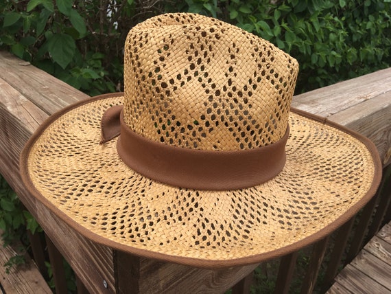 Ladies Western Straw Hat, Happy Cappers, - image 7