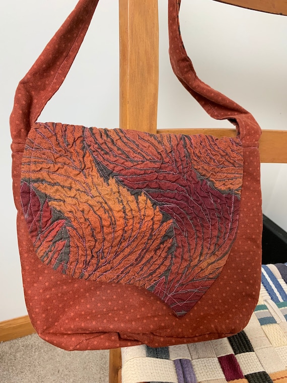 Fall Leaf Design Handmade Purse - image 6