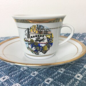 Kansas Teacup and Saucer, Souvenir, 1970s