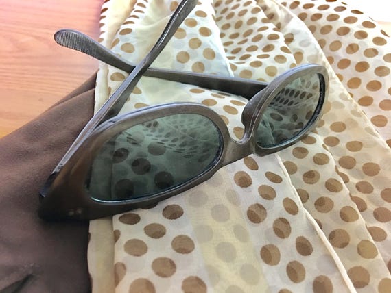 Vintage Celluloid Willson Cat Eye Sunglasses, 1950