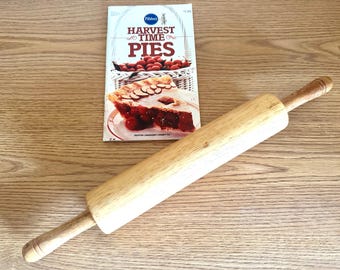 Vintage Rolling Pin, Solid Maple, 1950s