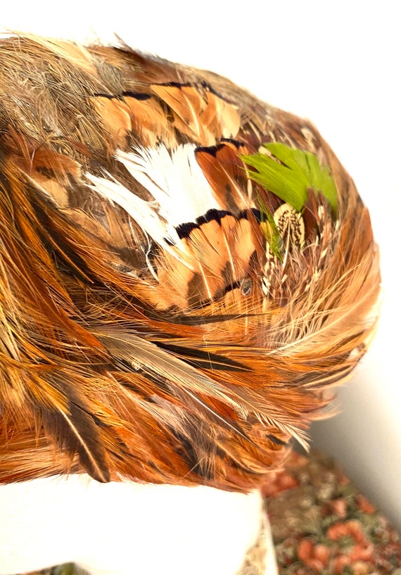 Vintage Feather Fascinator, 1950s - image 9