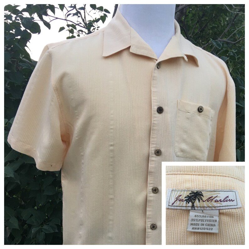 Joe Marlin Hawaiian Shirt Size Large